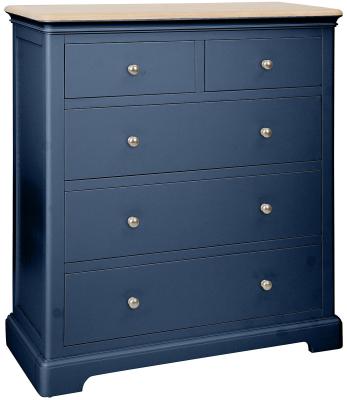 Cromwell Electric Blue Painted 23 Drawer Chest