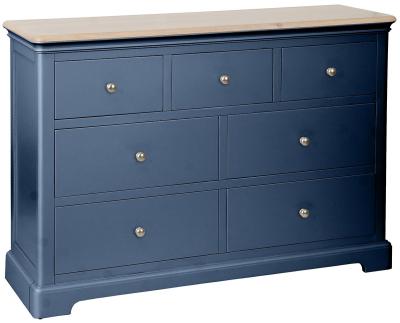 Cromwell Electric Blue Painted 34 Drawer Chest