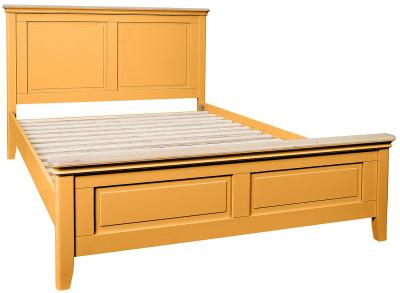 Cromwell Orange Mustard Painted Bed Comes In 4ft 6in Double And 5ft King Size Options