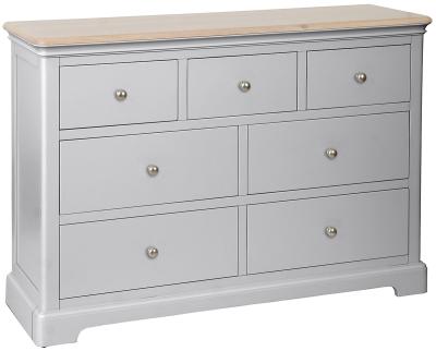 Cromwell Moon Grey Painted 34 Drawer Chest