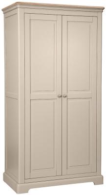 Cromwell Old Lace Painted 2 Door Wardrobe