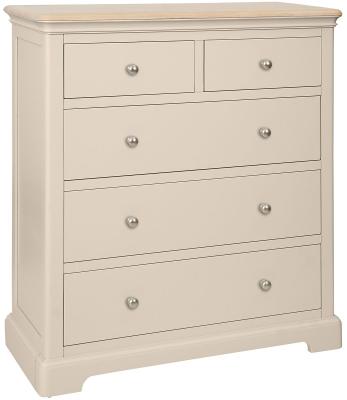 Product photograph of Cromwell Old Lace Painted 2 3 Drawer Chest from Choice Furniture Superstore