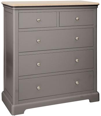 Product photograph of Cromwell Warm Grey Painted 3 2 Drawer Chest from Choice Furniture Superstore