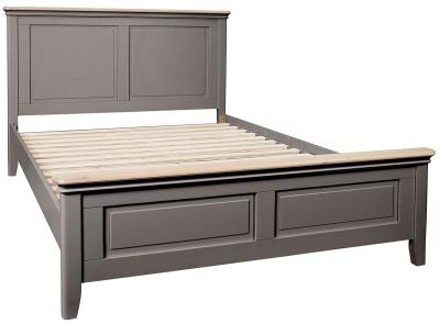 Cromwell Warm Grey Painted Bed Comes In 4ft 6in Double And 5ft King Size Options