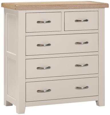 Wilmont Cobblestone Grey Painted 23 Drawer Chest