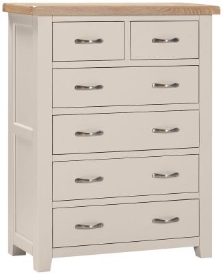 Wilmont Cobblestone Grey Painted 24 Drawer Chest