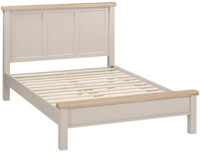 Wilmont Cobblestone Grey Painted Bed Comes In 4ft 6in Double And 5ft King Size Options