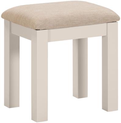 Product photograph of Wilmont Cobblestone Grey Painted Dressing Stool from Choice Furniture Superstore