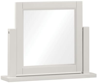 Product photograph of Wilmont Grey Mist Painted Vanity Mirror from Choice Furniture Superstore