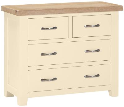 Wilmont Ivory Painted 22 Drawer Chest