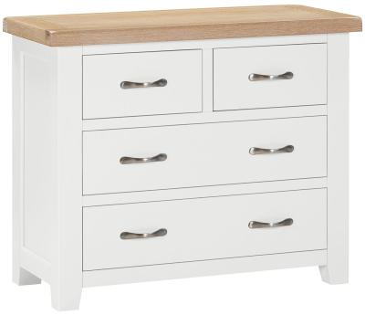 Wilmont White Painted 22 Drawer Chest