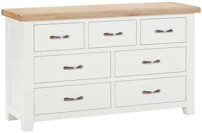 Wilmont White Painted 34 Drawer Chest