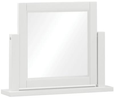 Product photograph of Wilmont White Painted Vanity Mirror from Choice Furniture Superstore