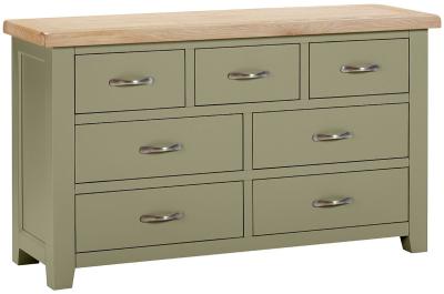 Wilmont Fern Green Painted 34 Drawer Chest