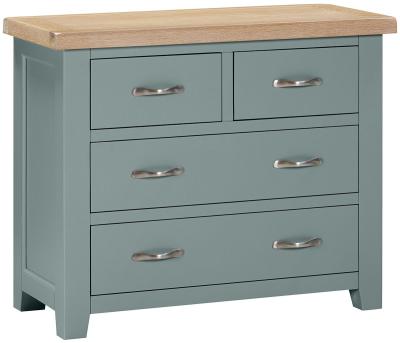 Wilmont Blue Lagoon Painted 22 Drawer Chest