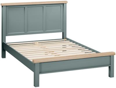 Wilmont Blue Lagoon Painted Bed Comes In 4ft 6in Double And 5ft King Size Options