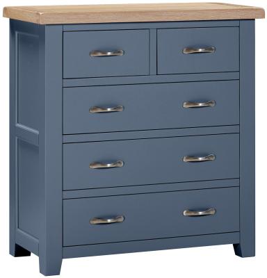 Wilmont Neptune Blue Painted 23 Drawer Chest