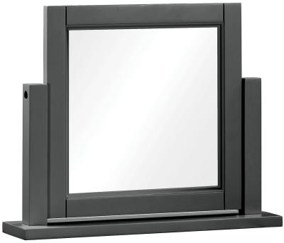 Product photograph of Wilmont Raven Black Painted Vanity Mirror from Choice Furniture Superstore