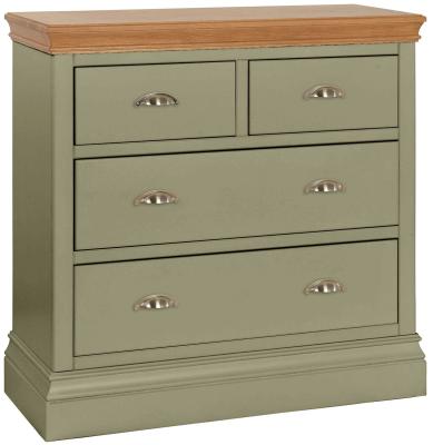 Versailles Fern Green Painted 22 Drawer Chest