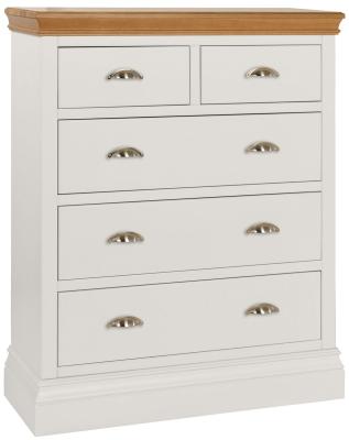 Versailles Grey Mist Painted 23 Drawer Chest