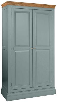 Versailles Blue Lagoon Painted 2 Door Wardrobe