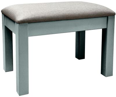 Product photograph of Versailles Blue Lagoon Painted Dressing Stool from Choice Furniture Superstore