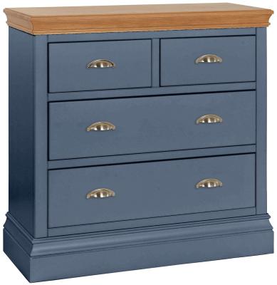 Versailles Neptune Blue Painted 22 Drawer Chest