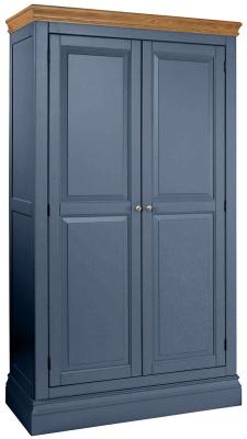 Versailles Neptune Blue Painted 2 Door Wardrobe