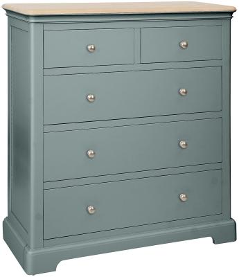 Cromwell Blue Lagoon Painted 23 Drawer Chest