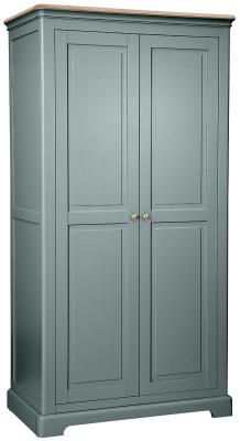 Cromwell Blue Lagoon Painted 2 Door Wardrobe