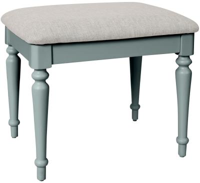 Cromwell Blue Lagoon Painted Dressing Table Stool