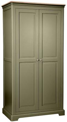 Cromwell Fern Green Painted 2 Door Wardrobe