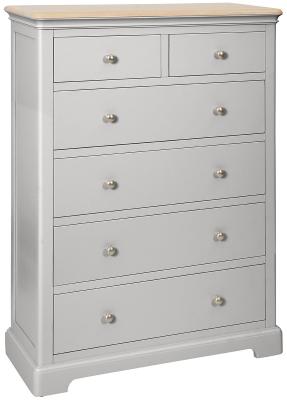 Cromwell Moon Grey Painted 24 Drawer Chest