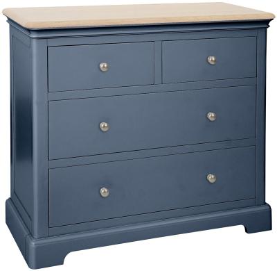 Cromwell Neptune Blue Painted 22 Drawer Chest