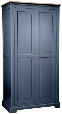 Cromwell Neptune Blue Painted 2 Door Wardrobe