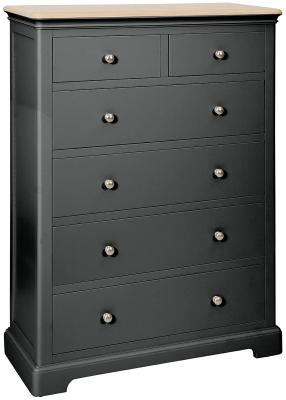 Cromwell Raven Black Painted 24 Drawer Chest