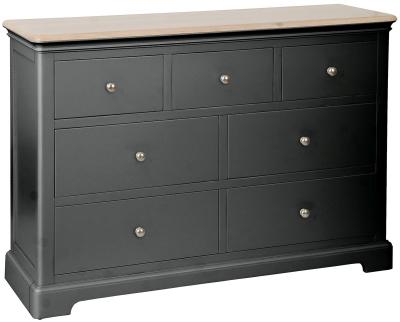 Cromwell Raven Black Painted 34 Drawer Chest