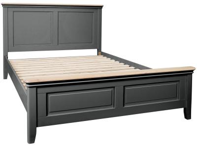 Cromwell Raven Black Painted Bed Comes In 4ft 6in Double And 5ft King Size Options