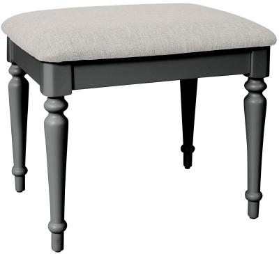 Cromwell Raven Black Painted Dressing Table Stool