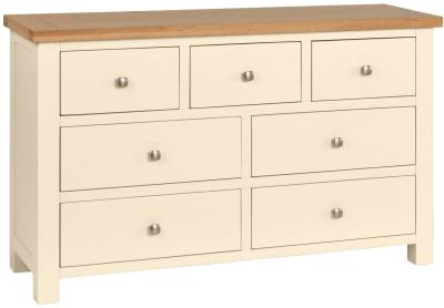 Product photograph of Lundy Ivory Painted 3 4 Drawer Chest from Choice Furniture Superstore