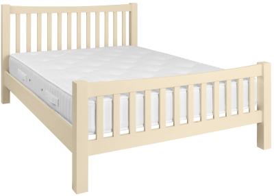 Product photograph of Lundy Ivory Painted Bed - Sizes Available from Choice Furniture Superstore