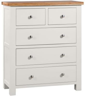 Lundy Grey Mist Painted 23 Drawer Chest