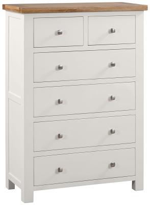 Lundy Grey Mist Painted 24 Drawer Chest