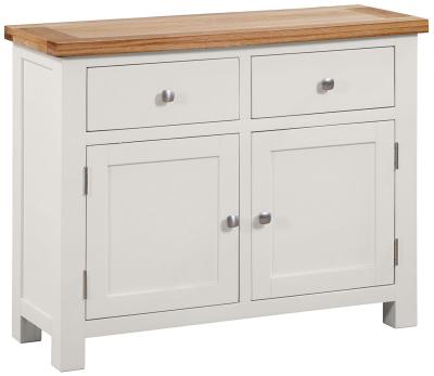 Lundy Grey Mist Painted 2 Door Small Sideboard