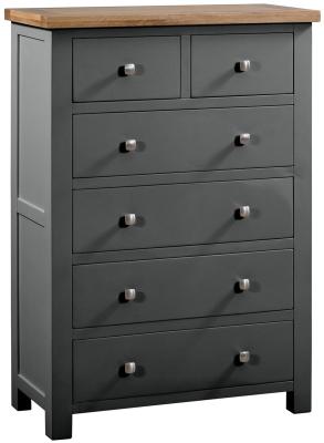 Lundy Raven Black Painted 24 Drawer Chest