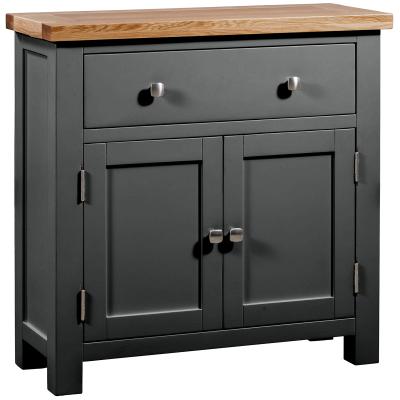 Lundy Raven Black Painted Compact Sideboard