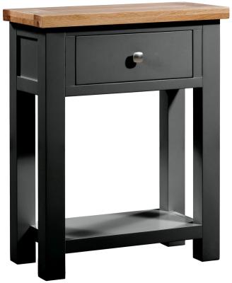 Lundy Raven Black Painted Small Console Table