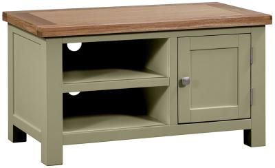 Lundy Fern Green Painted 90cm Tv Unit