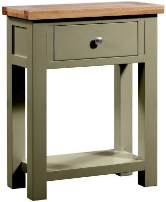 Lundy Fern Green Painted Small Console Table