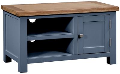 Lundy Neptune Blue Painted 90cm Tv Unit